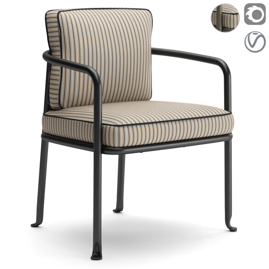 Borea Outdoor Dining Chair Image 1