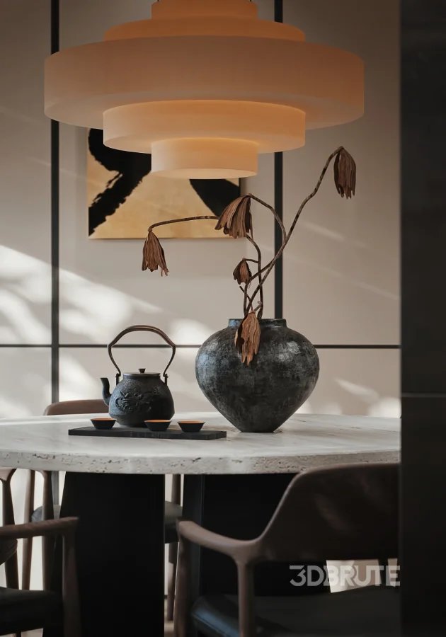 Japanese Living Room Dining Room Image 7