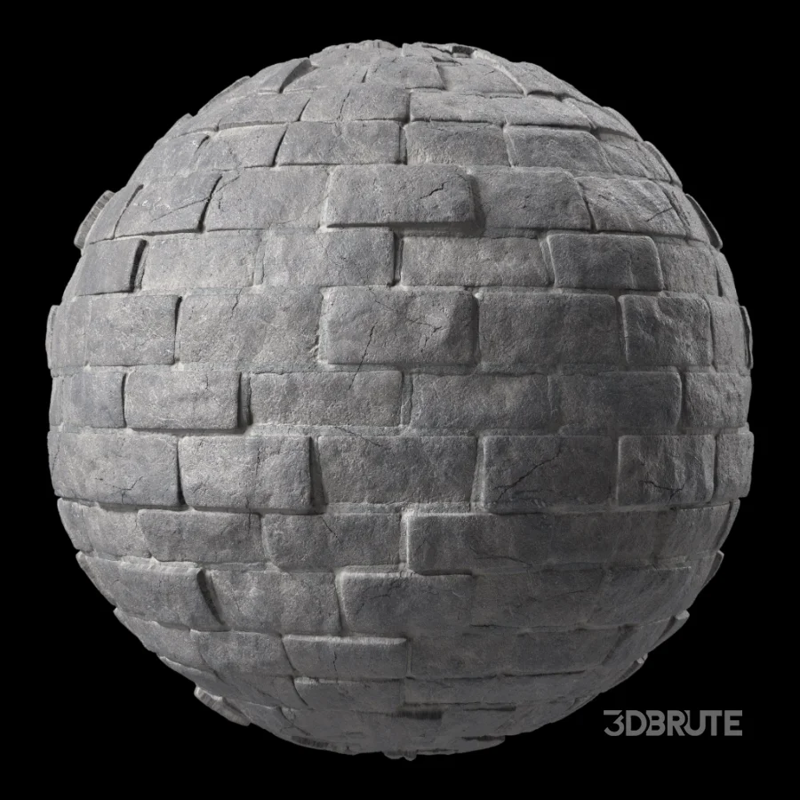 D320 Decorative Slat Stone wall – Sbsar Pbr 4k Seamless Image 3