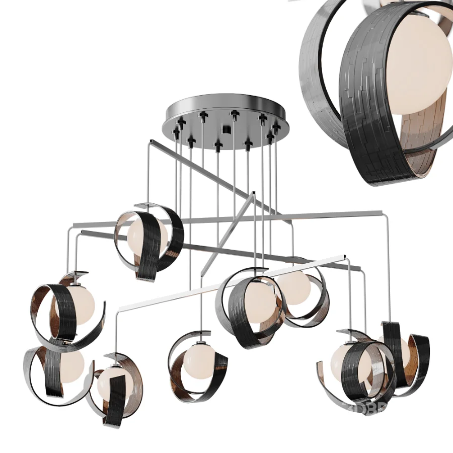 Riza 10 Light Mobile Pendant Image 1