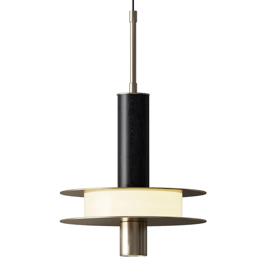 Ash and linen floor lamp Bruisse Image 3