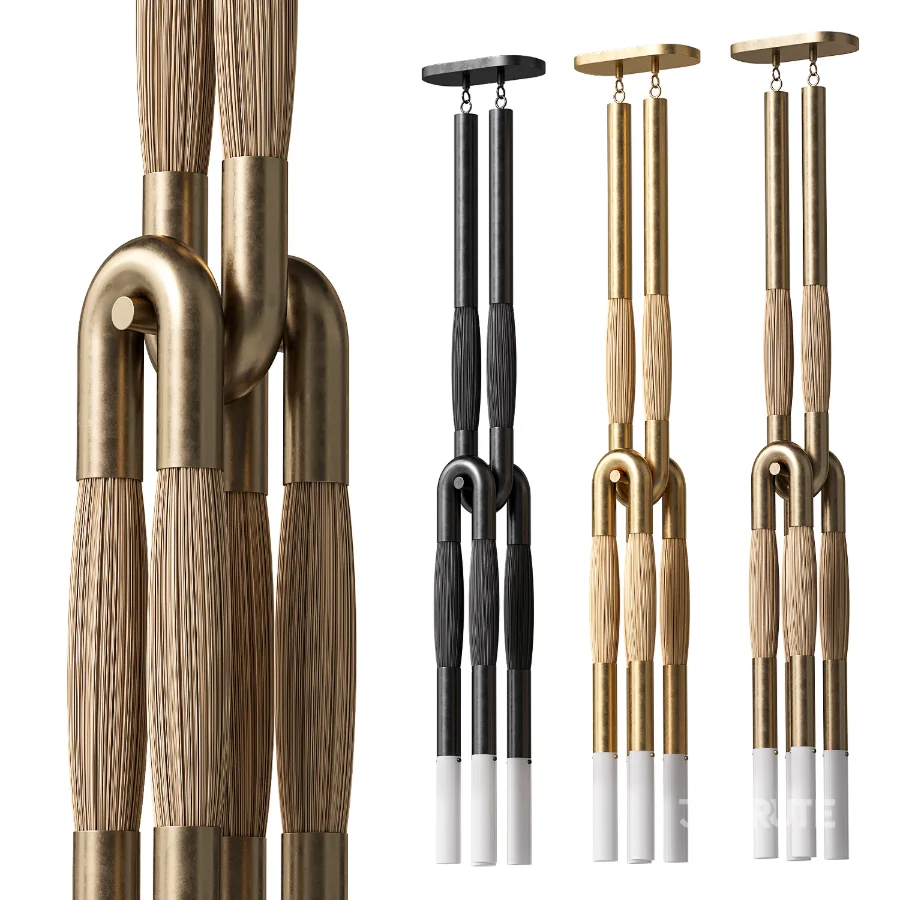 Pendant Lamp Apparatus Horsehair 4 Image 3