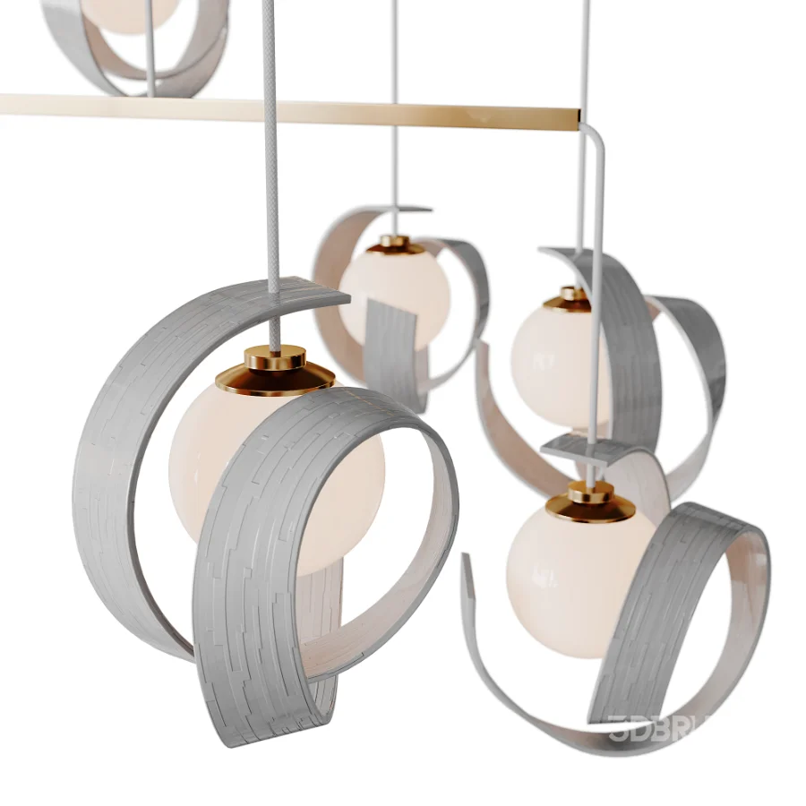 Riza 10 Light Mobile Pendant Image 7