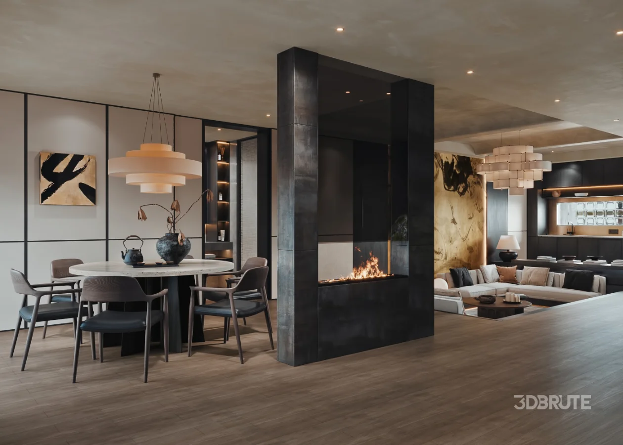 Japanese Living Room Dining Room Image 1