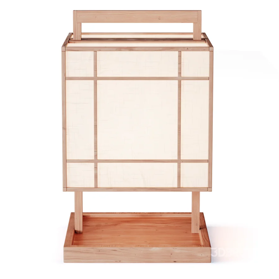 Japanese style floor lamp 02 Image 4