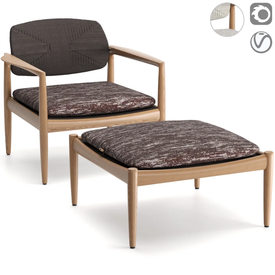 Yoko Cord Outdoor Armchair Image 1