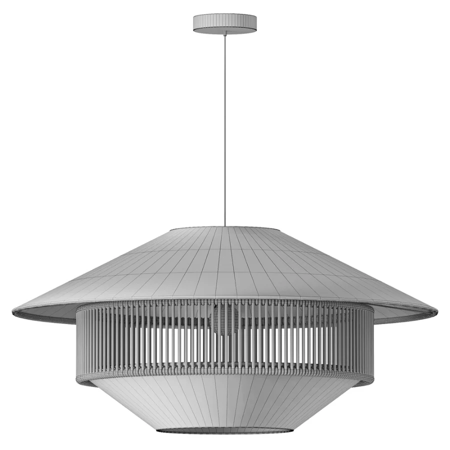 Stevie Mixed Woven Pendant Image 3