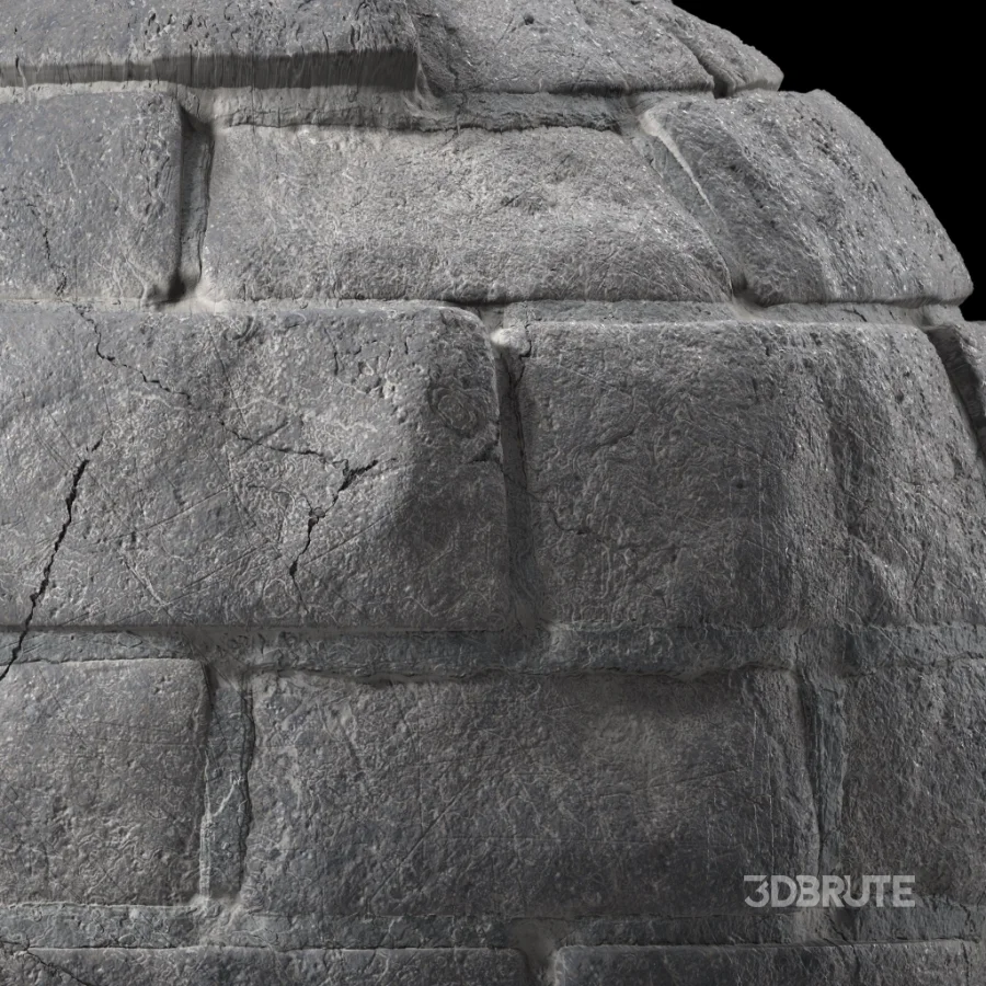 D320 Decorative Slat Stone wall – Sbsar Pbr 4k Seamless Image 4