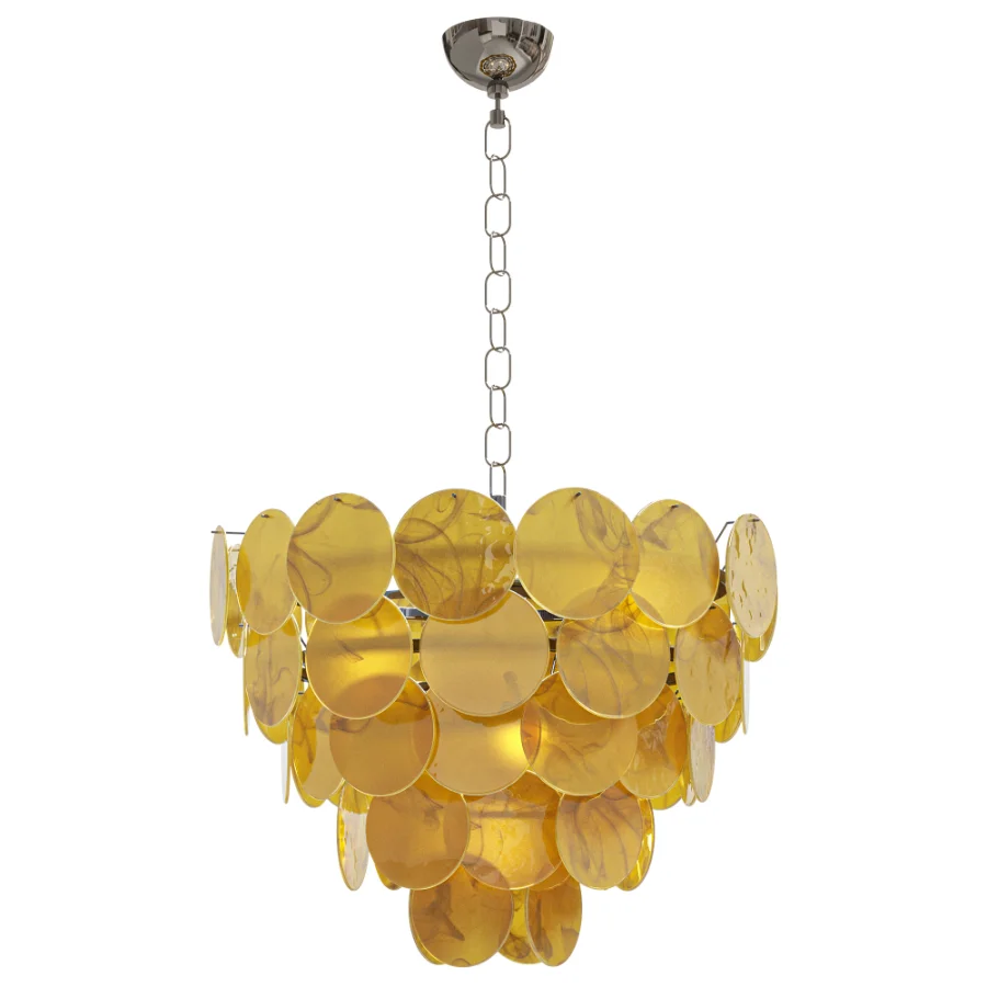 Chandelier Disk 57 murano lamp Image 4