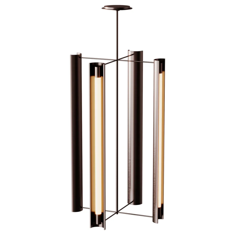 Carson Four Light Tall Pendant Image 9