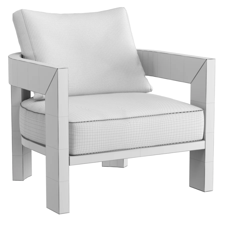 Warhol Iroko Nature Outdoor Armchair Image 7