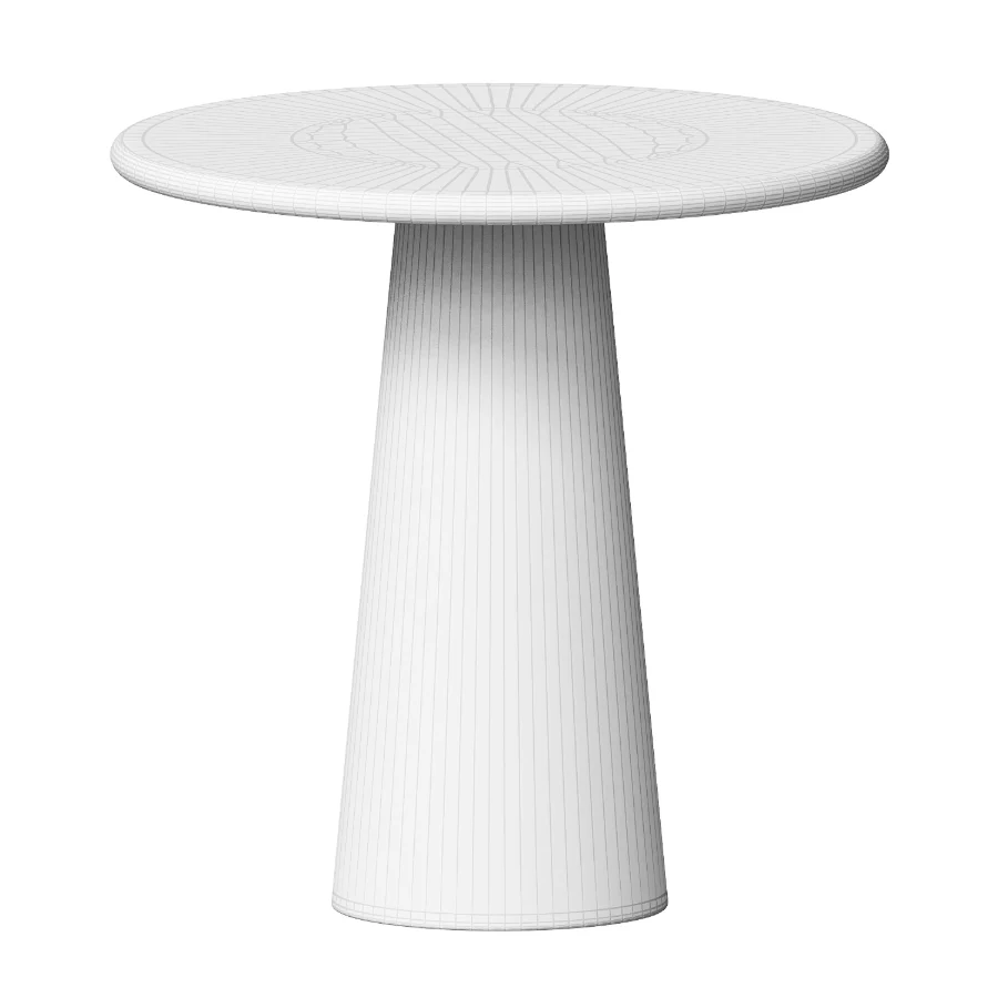 Sofia Travertine Side Table Image 1