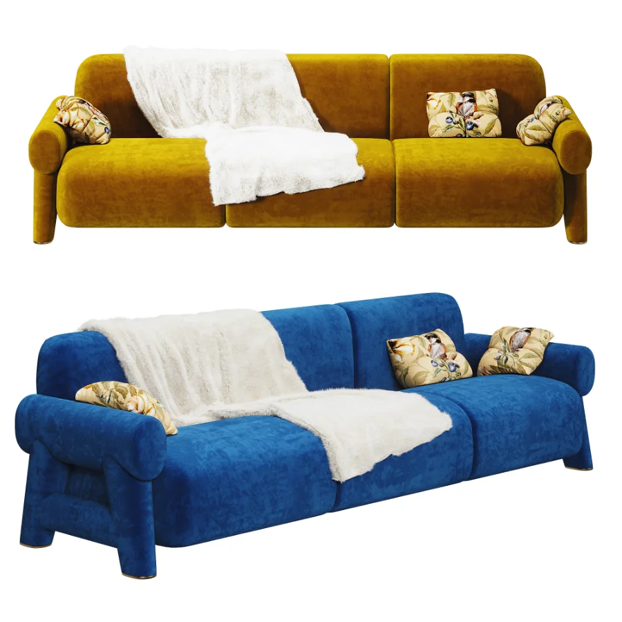 Lugar Nefertiti 3-person sofa Image 5