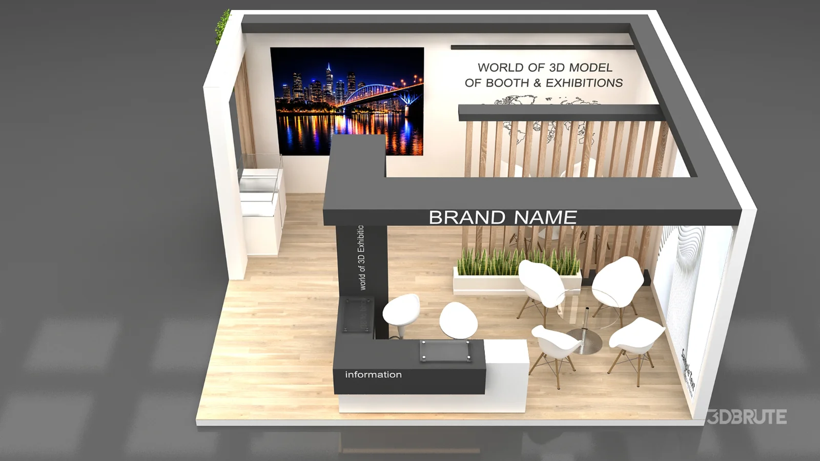 stall 3d model Image 1
