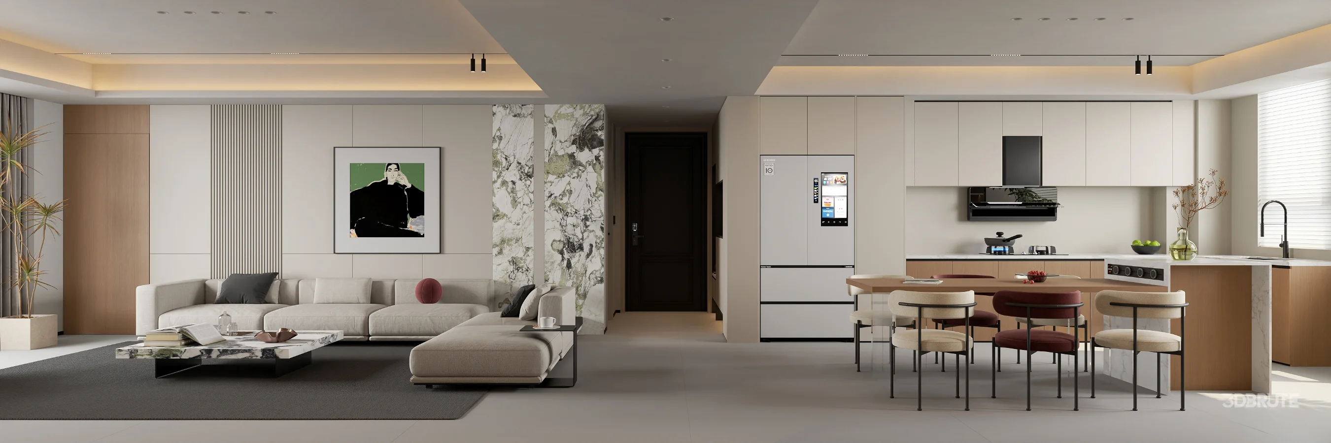 living room dining room Image 1