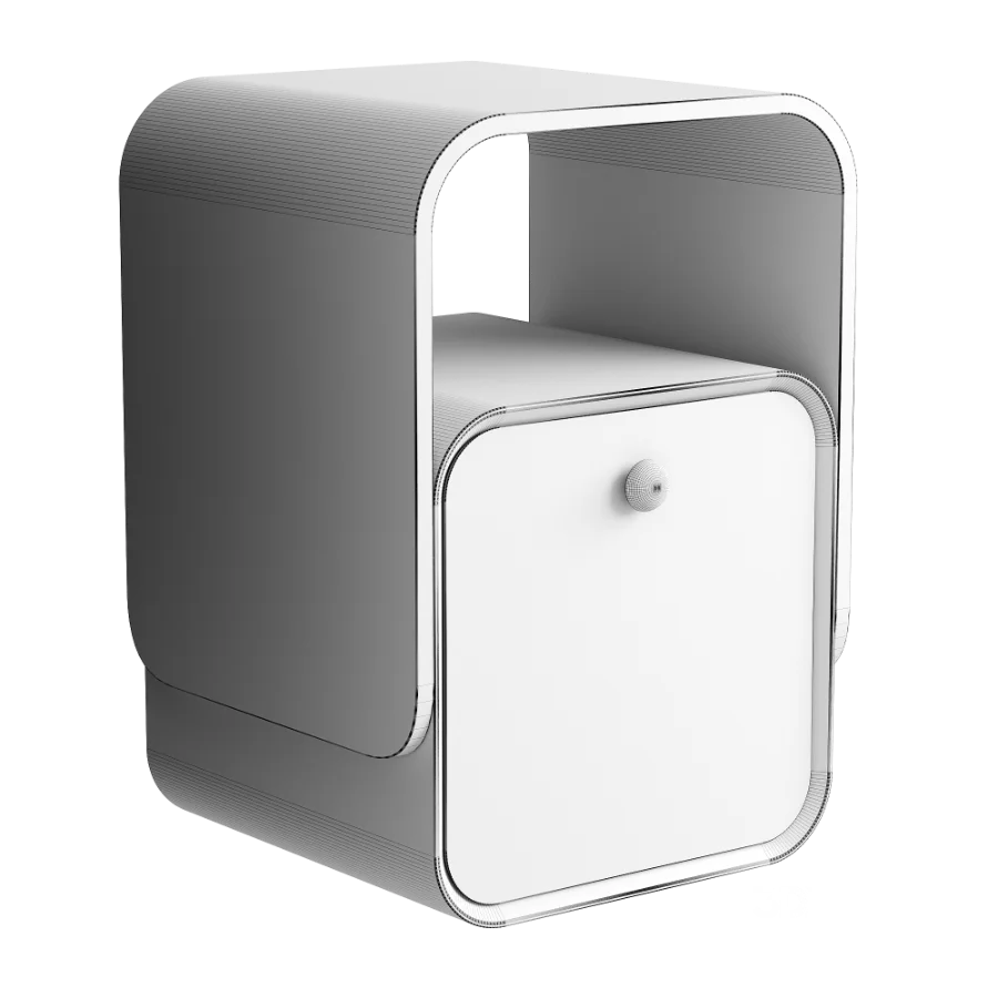 Modern Minimalist Nightstand Image 3