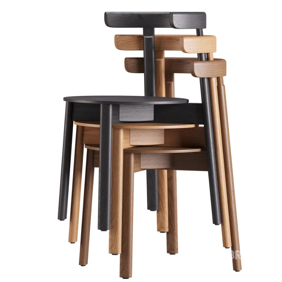 Lunar Wooden Chair Image 4