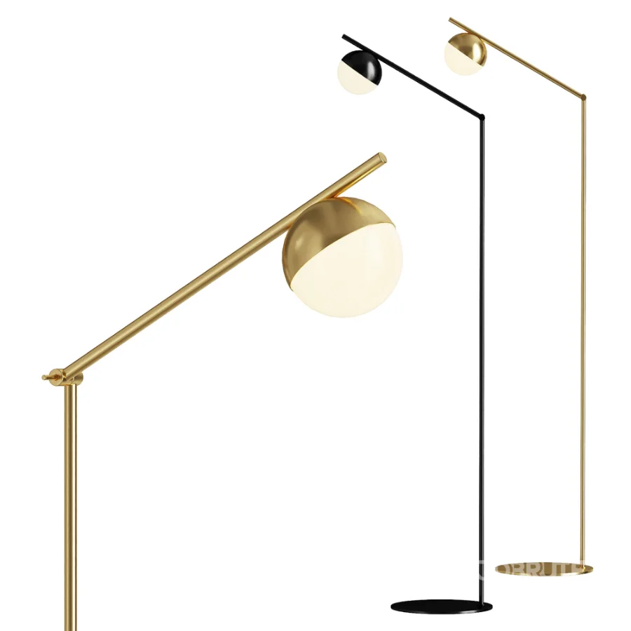 Nordlux Contina Metal Globe Floor Lamp Image 1