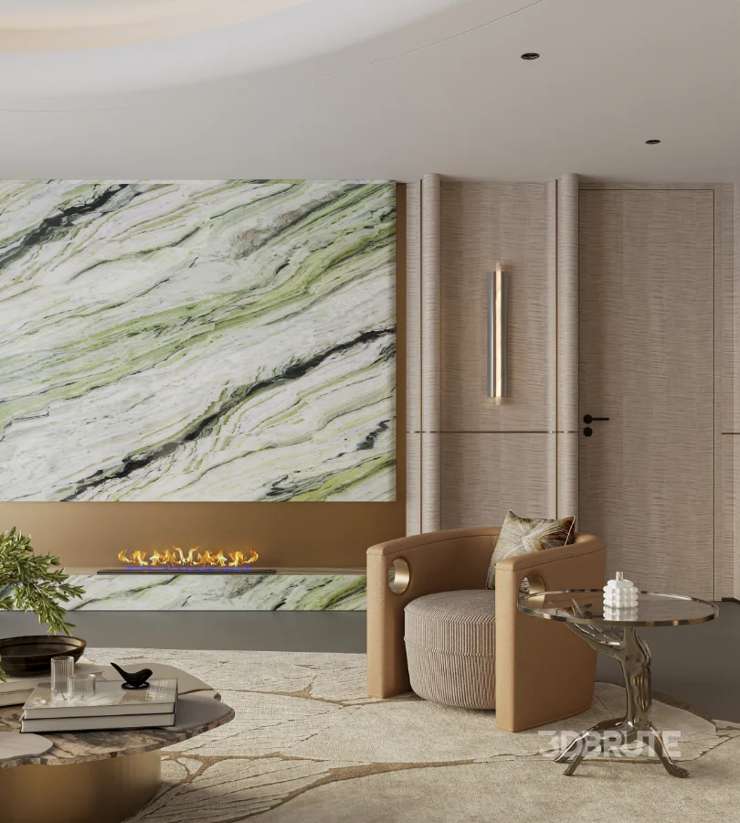 Luxury living room and dining room Image 11