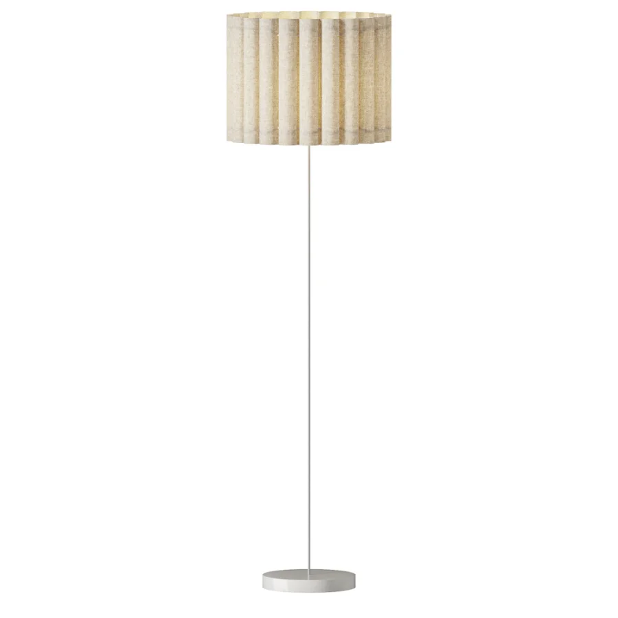 Linen Floor Lamp Lucina Image 2