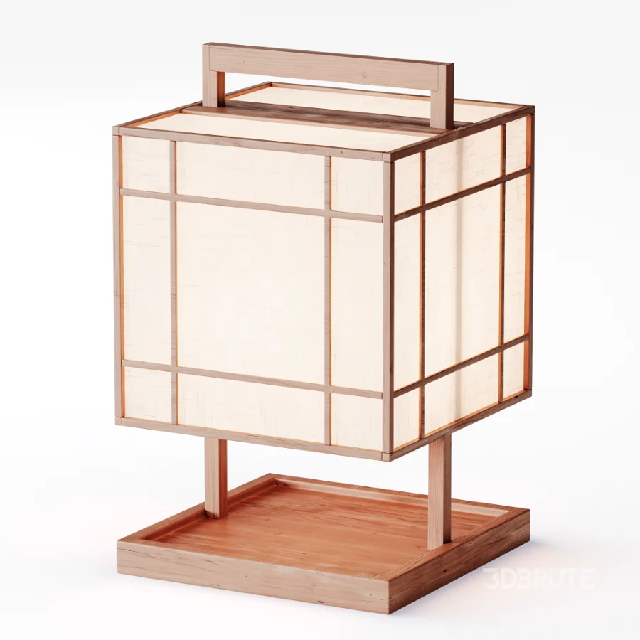 Japanese style floor lamp 02 Image 1