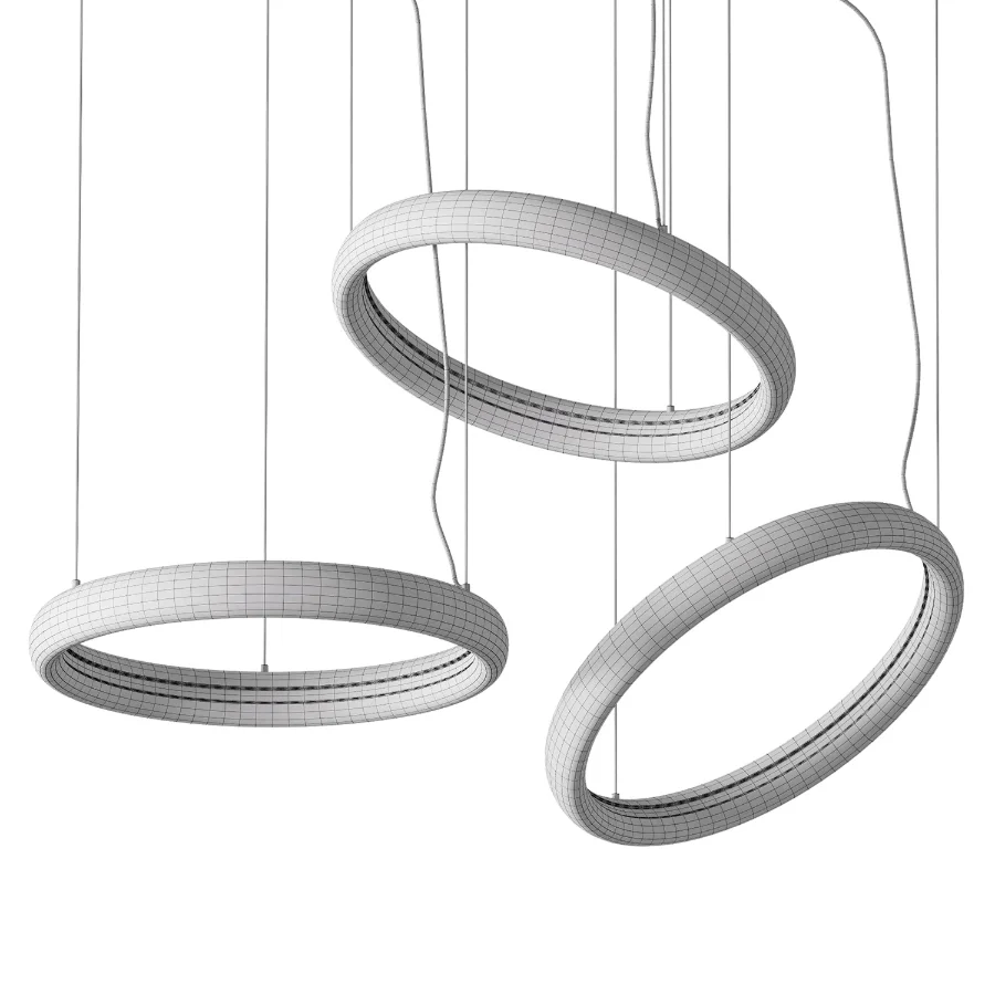 Ozzio Italia Ring Pendant Lamp Image 4