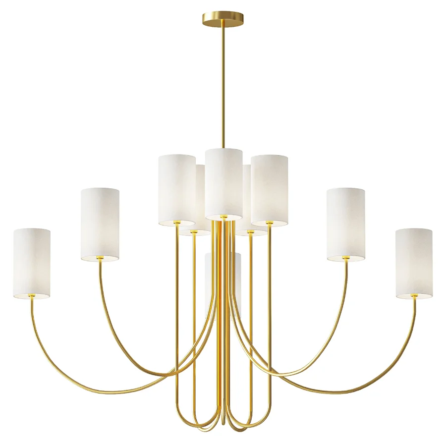 Hudson Valley Harlem 10 Light Chandelier Image 2