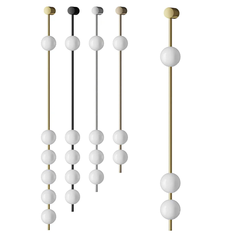 Vertical Balls Wall Lamp Image 2