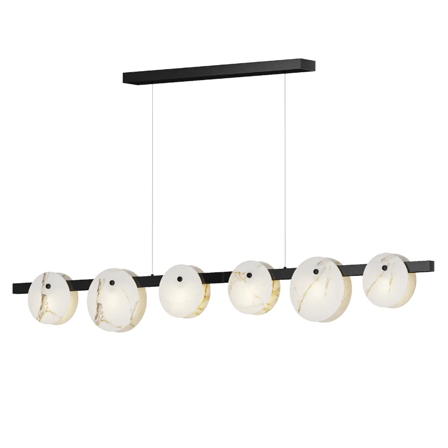 Alabaster Trinidad Dining Room Chandelier Image 2