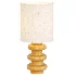 Petroleum Blue And Hemp Table Lamp - Thumbnail 4