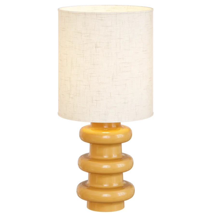 Petroleum Blue And Hemp Table Lamp Image 4