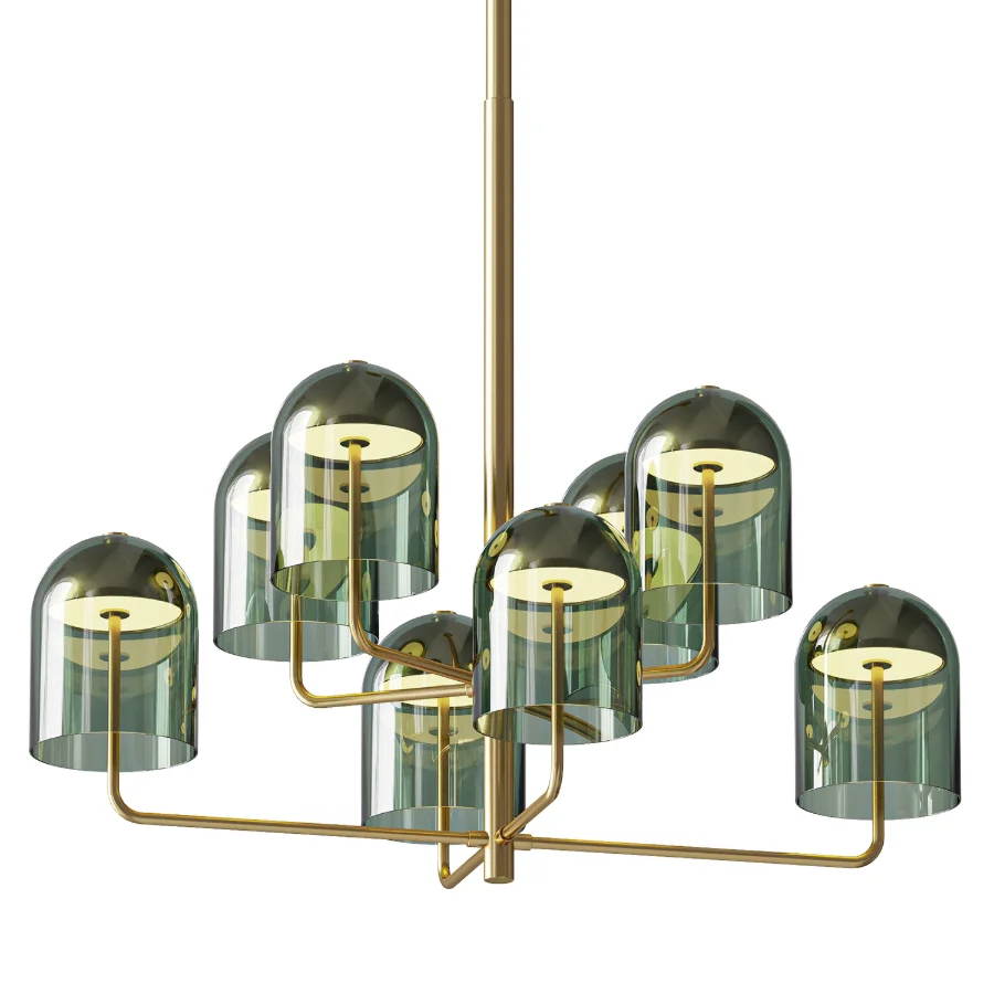 Venicem Doma Chandelier Linear Image 3