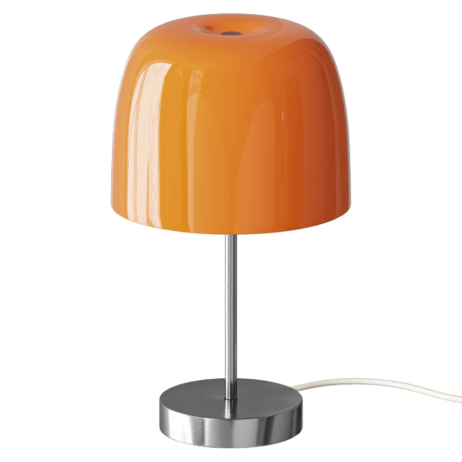 Retro Mushroom Glass Table Lamp Image 1
