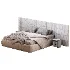 Rectangle bed with wide headboard - Thumbnail 6