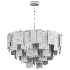 Round Ribbed Glass Chandelier By Garda Decor - Thumbnail 5