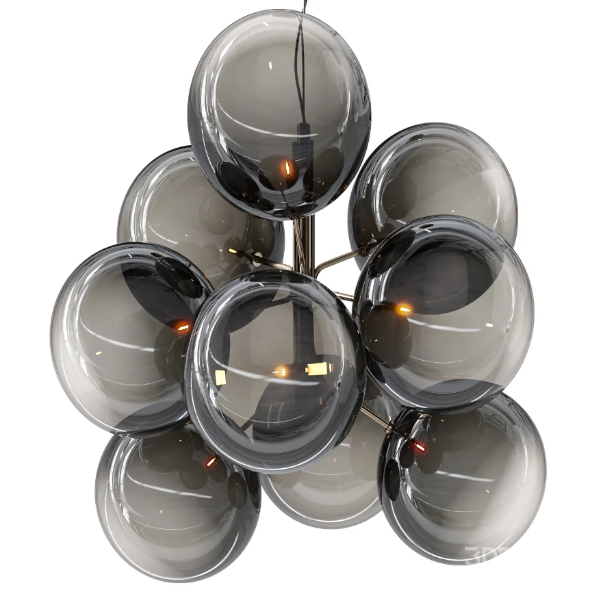 Bolle Cielo 9 Spheres Suspension Lamp Image 2