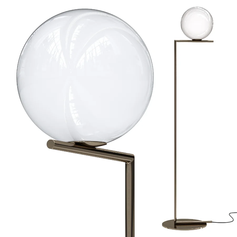 Sphere Stem Light Floor Lamp Image 1
