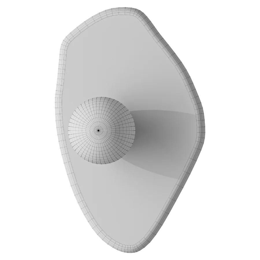 Pern Baan Blob Sconce Pink White Image 4