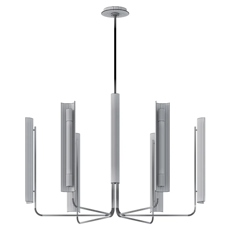 Chandelier Carson Six Lamp Image 1