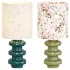 Petroleum Blue And Hemp Table Lamp - Thumbnail 7