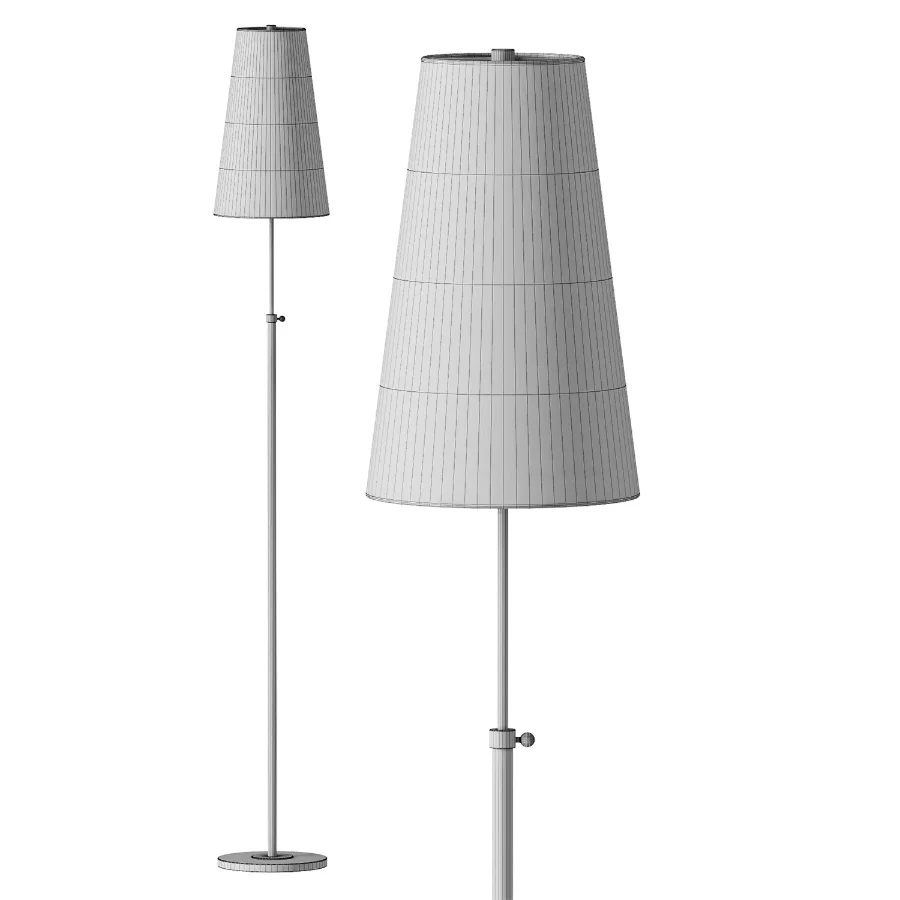 Harrison Metal Adjustable Floor Lamp Image 3
