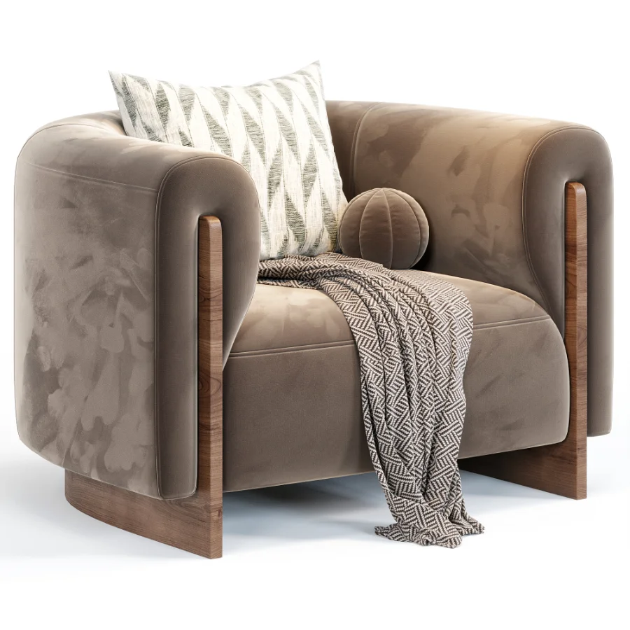 Sierra Accent Armchair By Classic Home Image 1