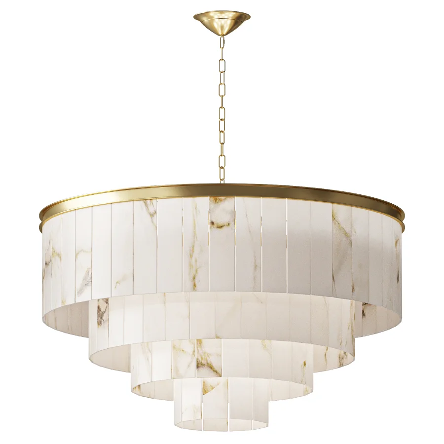 Windham Alabaster Chandelier Image 2