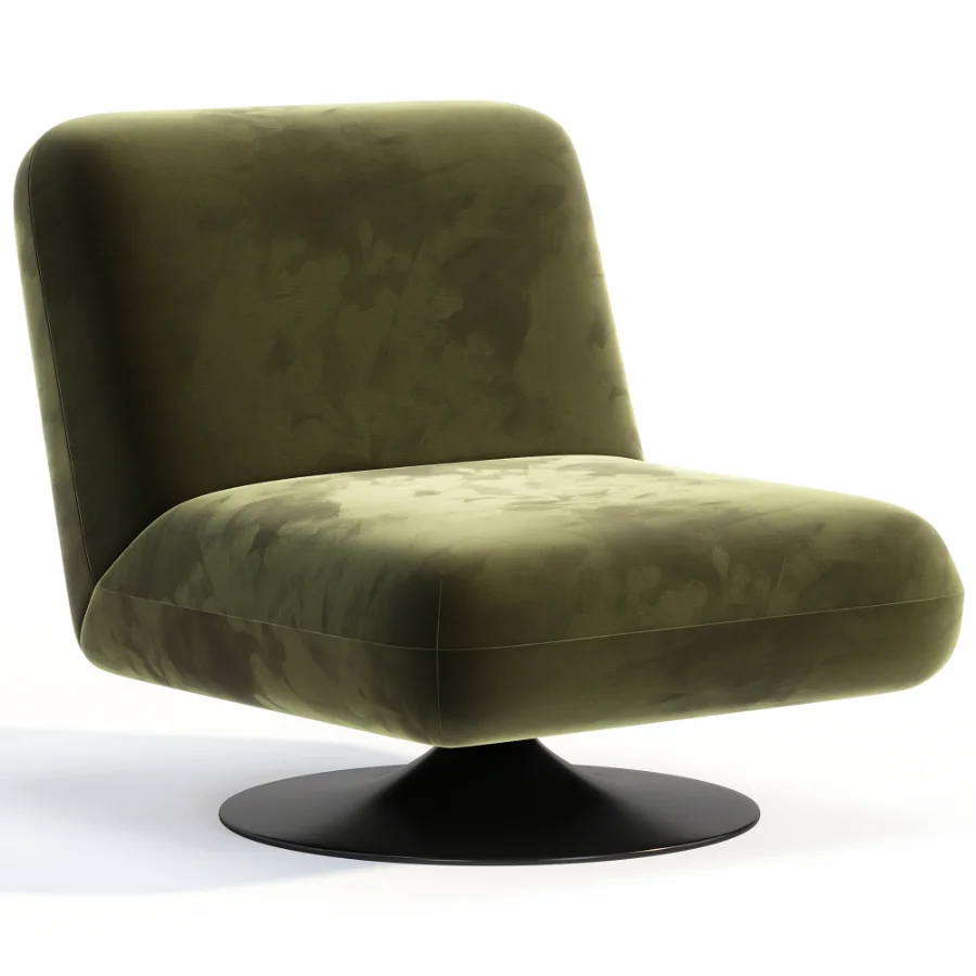 Swivel Accent Chair By ZaraHome Image 2
