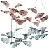Wave Floating Leaf Chandelier By Simig - Thumbnail 3