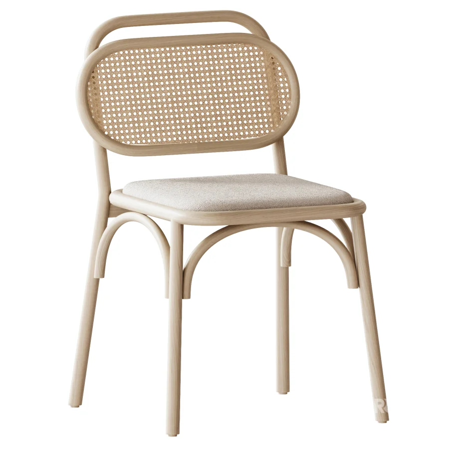 Doriane solid oak chair Image 1