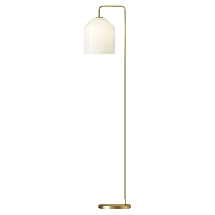 Pottery Barn City Glass Floor Lamp Image 2