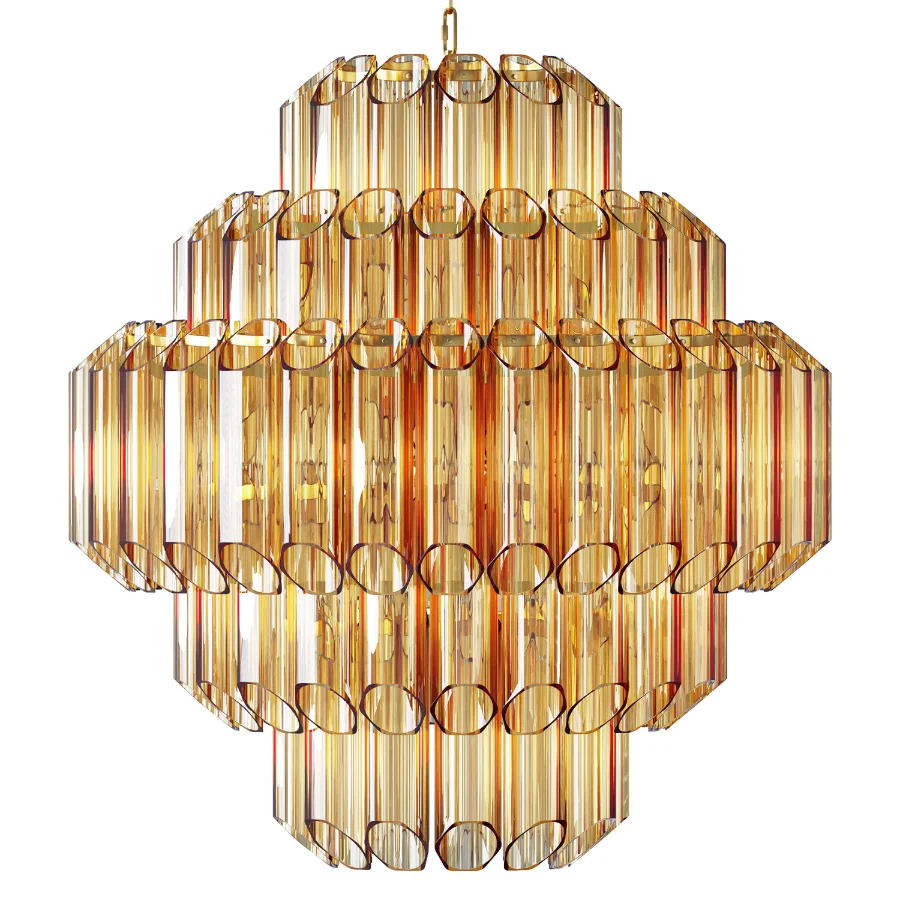 Aurum Cascade Murano Chandelier Image 4