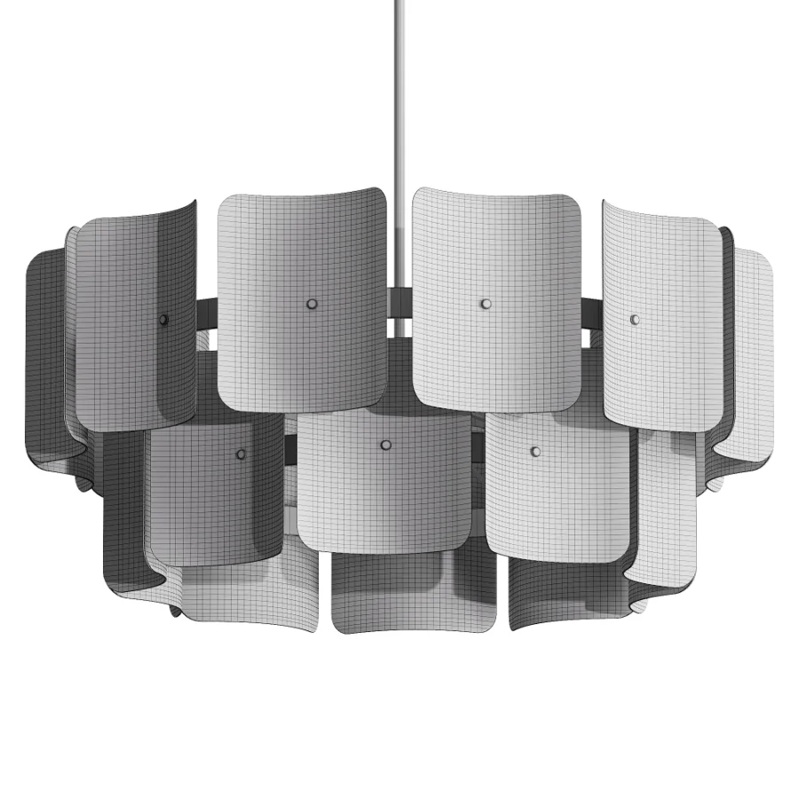 Modern Creative Round Vitre LED Chandelier Image 2