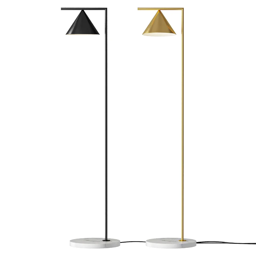 Captain Flint Floor Lamp Brass Flos Image 1